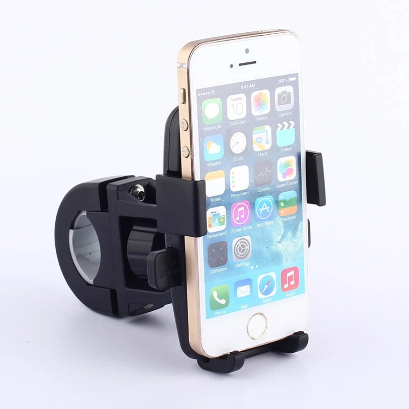 

360 Rotating Bike Holder Shock-proof Universal Motorcycle Bicycle Handlebar Mount Bracket For Cell Phone GPS Bicycle Racks