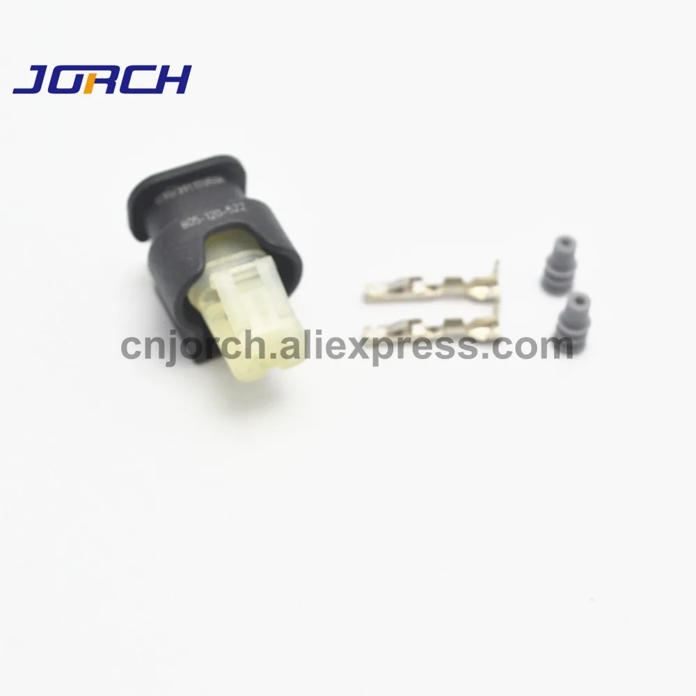 

2set 2Pin Hirschmann Automotive Fuel Injector Connector Audi Female Socket Housing 805-120-522