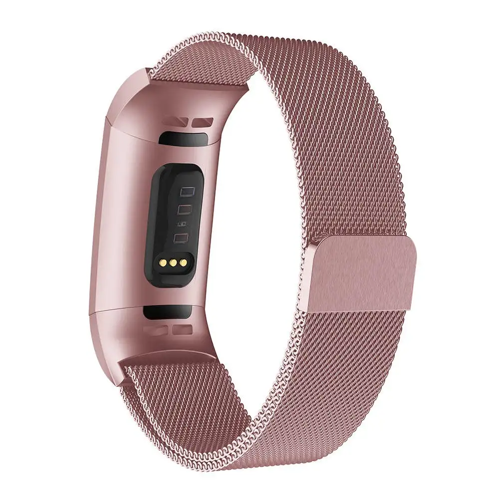 Нержавеющая сталь магнитный Миланский ремешок для Fitbit Charge 3 сменный ремешок для смарт-браслета для Fitbit Charge 3 ремешок для часов