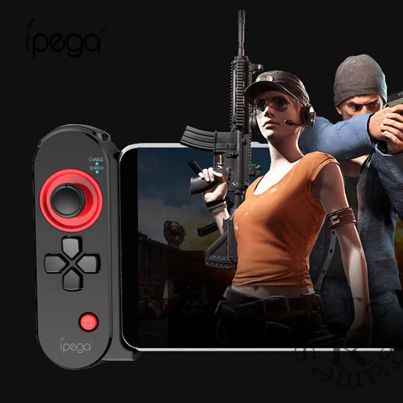 

New iPega-9100 Wireless Bluetooth Gamepad Special Design for Pubg FPS Game Compatible with 5-10 inch Android Phones