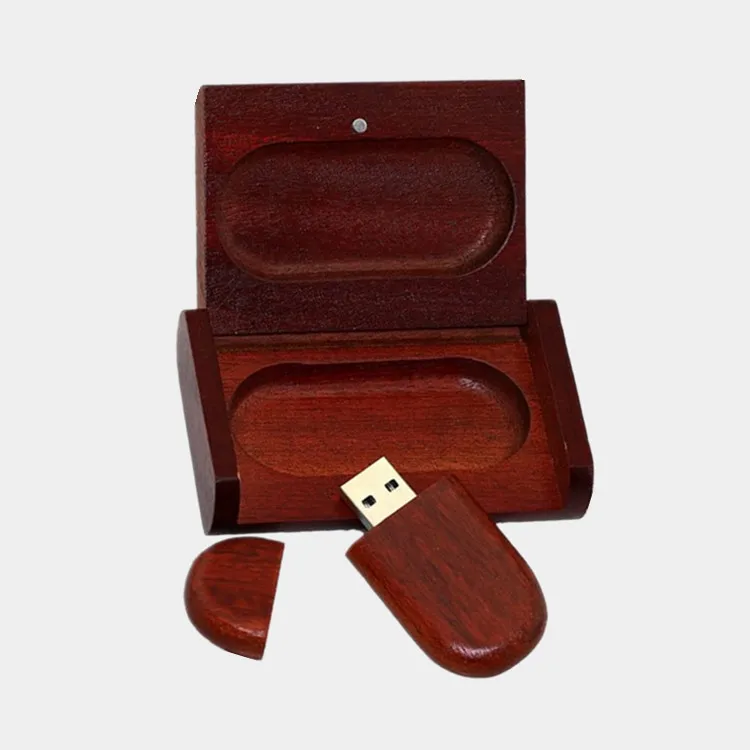 Лидер продаж 2016 деревянный USB флеш накопитель Redwood в коробке из кленового дерева 4