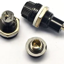 5*20 страхование заголовок высокого качества высокая термостойкость бакелитовой трубы мост предохранитель 10A/250 В AC