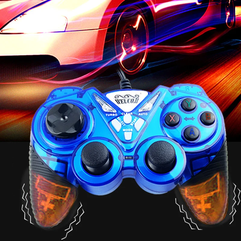 Vibration Joystick Dzhostik Wired USB PC Controller For TV PC Computer Steam Laptop For WinXPWin7Win8Win10 For Vista Gamepad (14)