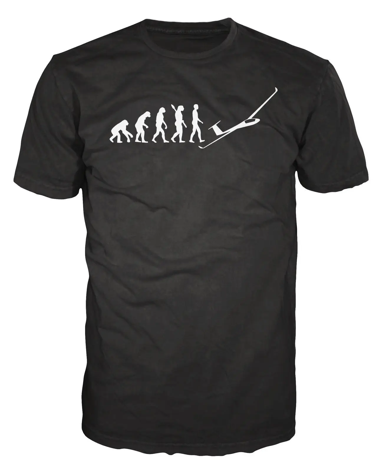 2019 New Summer Casual Men T shirt Glider Evolution Funny Gliding