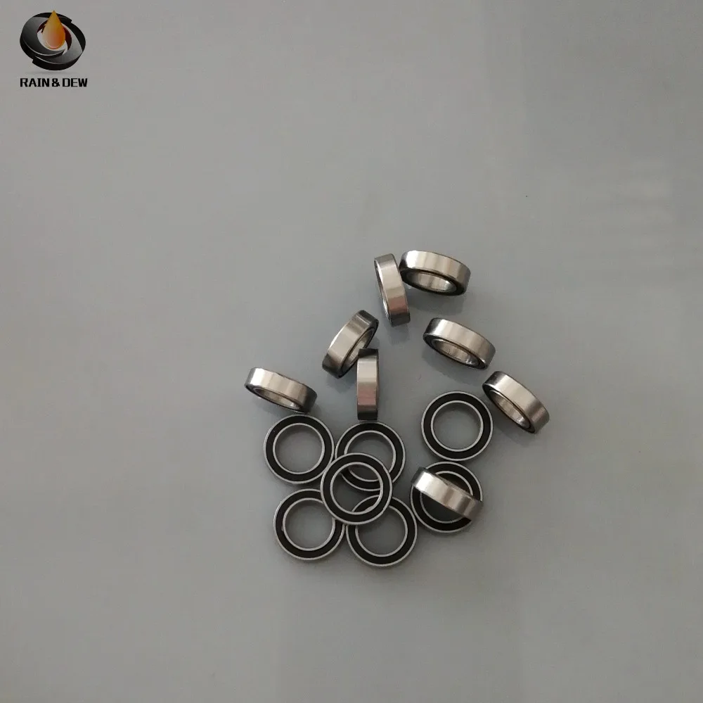 ABEC-7 440c Stainless Steel CERAMIC Ball Bearings 10x15x4 mm S6700-2RS 5 PCS