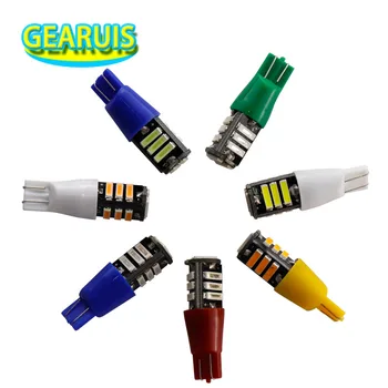 

100pcs T10 Strobe flash 194 W5W 11 SMD 7020 LED Lighting and flash Two modes Car side wedge License plate lights White blue 12V