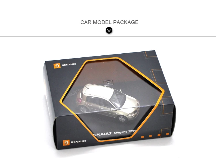 Металлическая Модель автомобиля 1:43 Renault Megane 2006 оригинальная фабричная модель