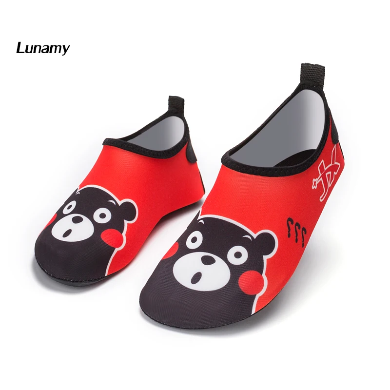 

2018 Beach Barefoot Shoe Slip-On Sports Aqua Shoes Kids/Children Anti-Slippery Quick-Dry Boys Outdoor/Indoor Summer Water Shoes