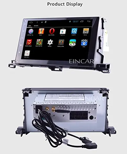 10 2 'Android 4 автомобильный стерео для Toyota HIGHLANDER 2015 в тире автомобиль без DVD gps