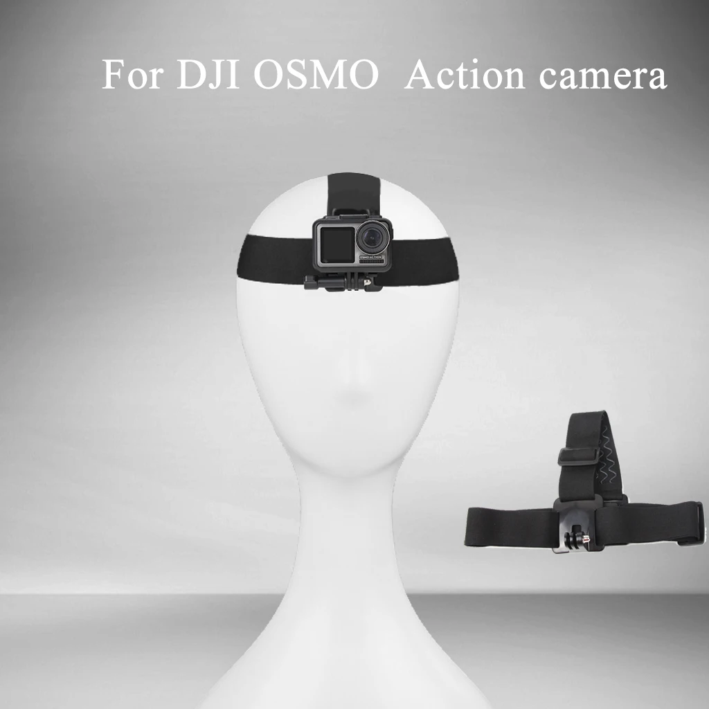 

Sunnylife Gimbal Camera Head Strap Headband Mount Holder with Adapter Head Band Wearing Belt Strap for DJI OSMO POCKET & GOPRO