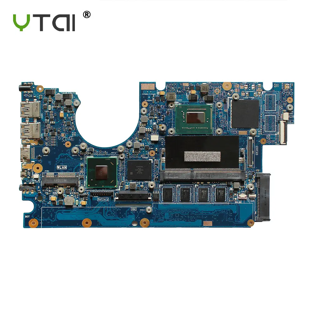 

YTAI Original For ASUS UX32A UX32V UX32VD REV 2.4 I5-3317U laptop notebook motherboard HM76 60-NY0MB1200-A02 DDR3 2G