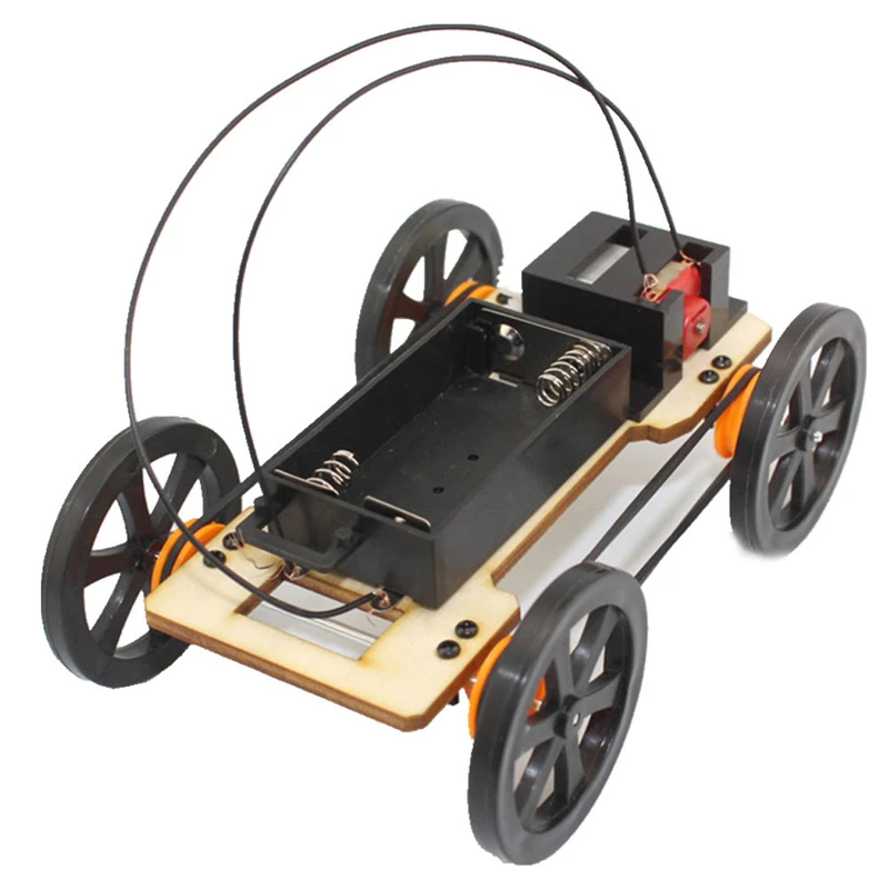 Buy New ABS Plastic And Wooden Big Wheel 4WD Vehicle