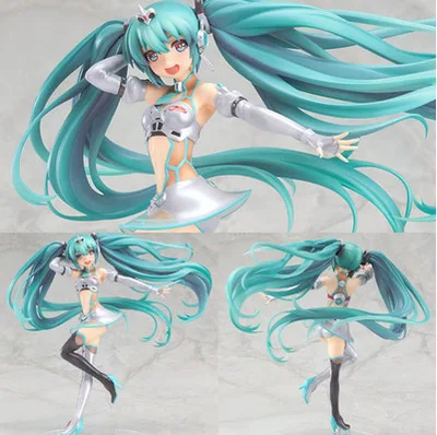 

Free Shipping 7.5" Racing Hatsune Miku Race 2012 ver. Good Smile 1/8 Scale PVC Action Figure Collection Modelt Toy