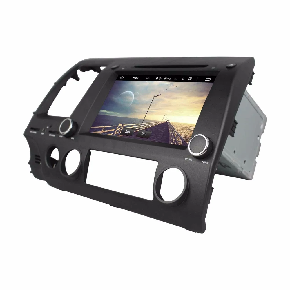 Sale 4GB RAM Octa Core 8" 2 din Android 8.0 Car Radio DVD Player for Honda Civic 2006-2011 With GPS 4G WIFI Bluetooth USB Mirror-link 3