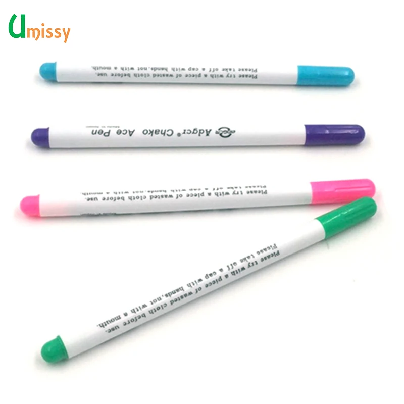 Erasable Mark Pen Stitch Markers Soluble Cross Stitch Water Grommet Ink