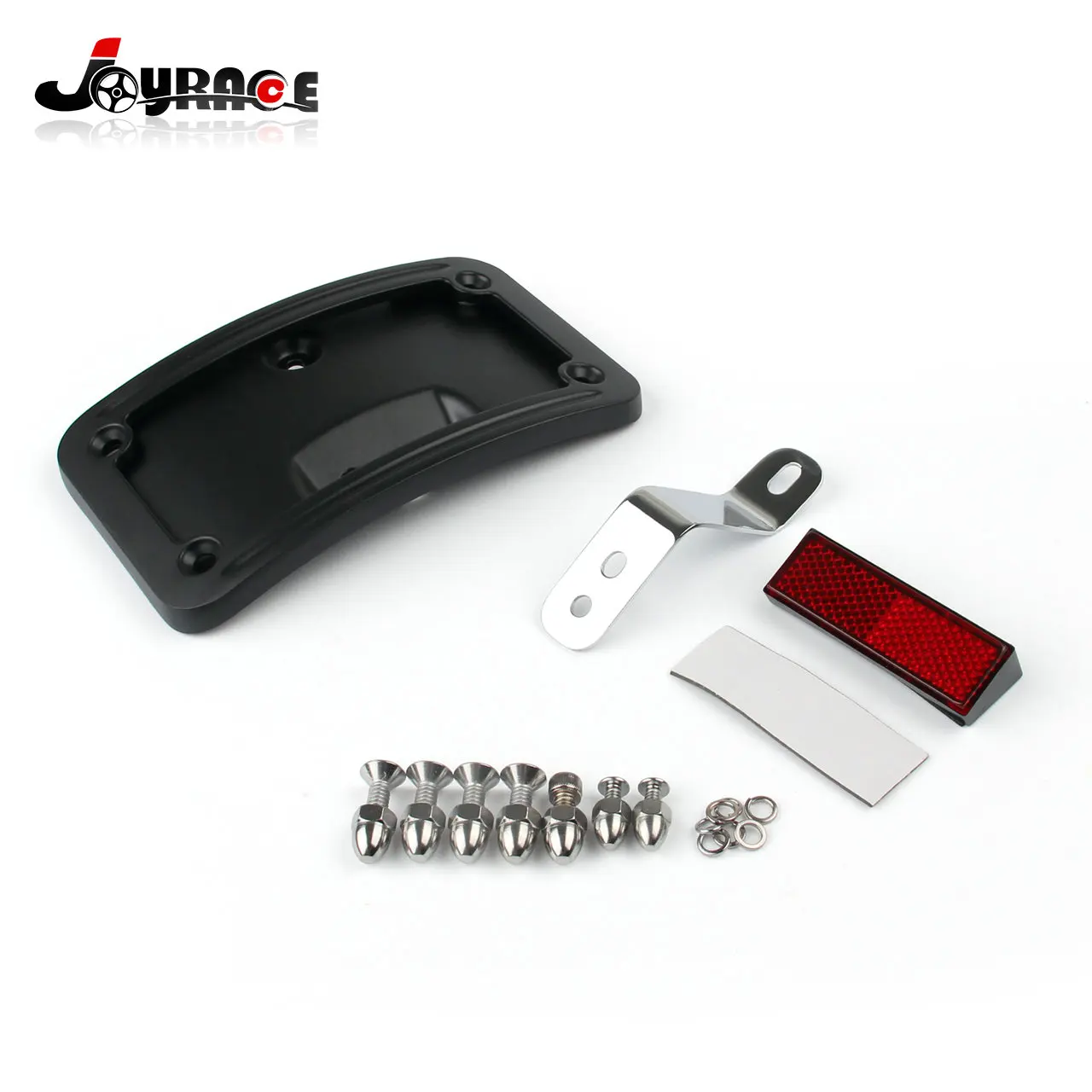 

Aluminum License Plate Mount Bracket for Harley Davidson FLSTSC Heritage Springer FLSTN Softail Deluxe Curved