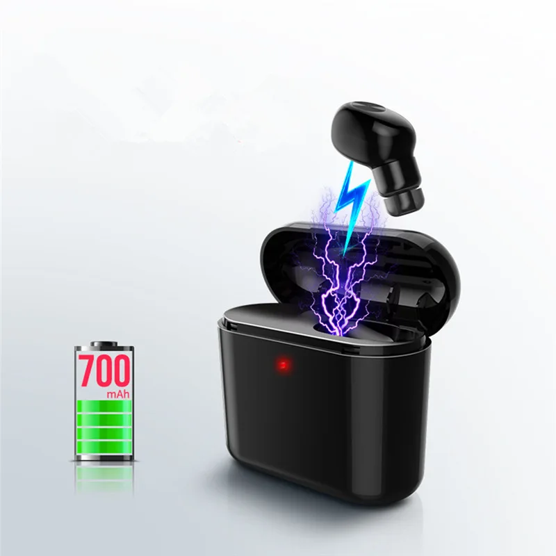 Wireless Bluetooth Earphones For Sony Xperia 1 L3 XZ3 XA2 XA3 10 Plus Mobile Single Earbuds With Mic Earphone Power Bank Headset