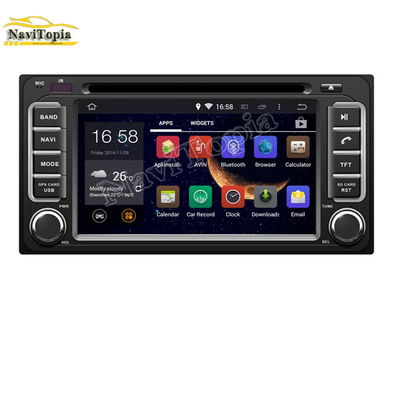 Sale NAVITOPIA 6.2 Inch 4G RAM 32G ROM Octa Core Android 9.0 Car DVD GPS for Toyota Vios for Toyota Tundra for Toyota Highlander 4
