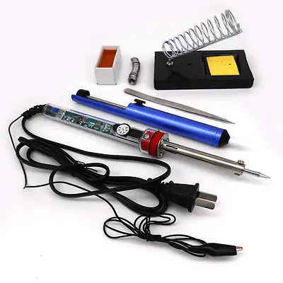 

220V 60W Adjustable Electric Temperature Gun Welding Soldering Iron Tool kit