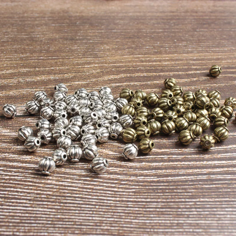 

LingXiang 6MM 56pcs Pumpkin shape beads DIY men and women bracelet necklace ankle and Accessories wholesale