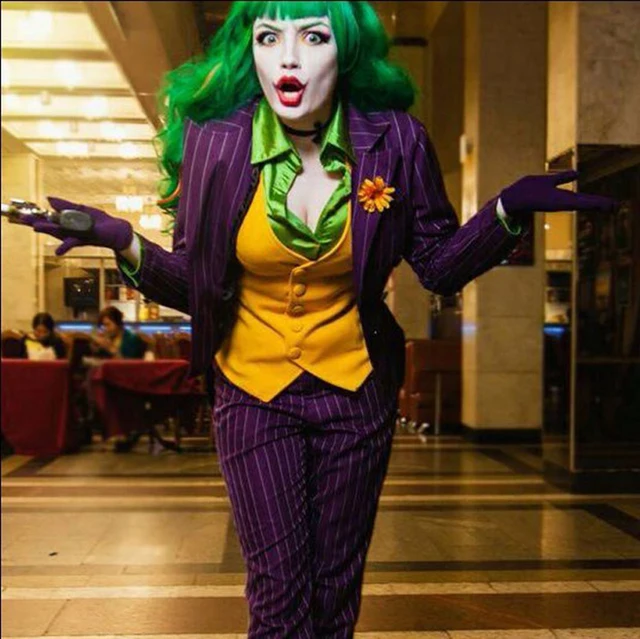 Aliexpress.com : Buy Female Batman Dark Knight Joker Cosplay Costume ...