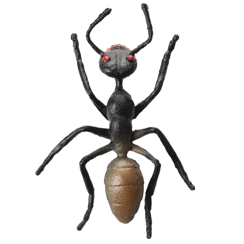 

3Pcs Black Plastic Fake Ant Joke Trick Toy Halloween Party Prop