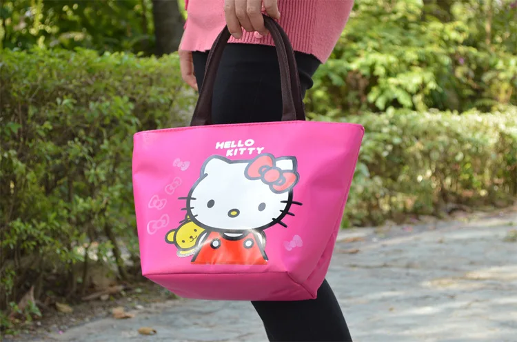 Розовая милая сумка "Hello Kitty" Сумка для ланча