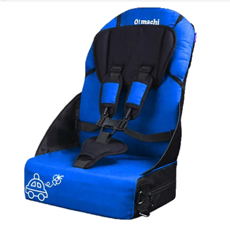 

Portable Child Safety Seat Car Booster Seat Cotton Pad Five-point Safety Harness Infant Baby Child Dining Chair Booster Seat
