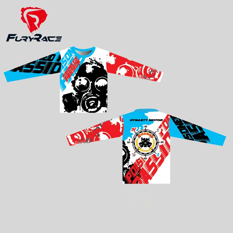 

10 PCS/Lot Custom High Quality Printing Downhill MTB Jersey Customized BMX Motocross Bike Jersey Motorcycle DH Shirts Men Women