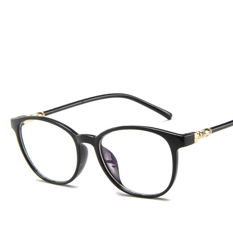 Винтажные Ретро Круглые очки, брендовые дизайнерские очки для женщин, модные мужские Оптические очки, оправа для очков HA-69 - Цвет оправы: 4