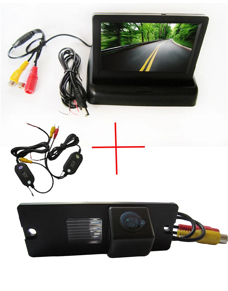 Беспроводная Wi-Fi CCD Автомобильная камера заднего вида для Mitsubishi Pajero V3 V6 V8 Zinger с 4 3