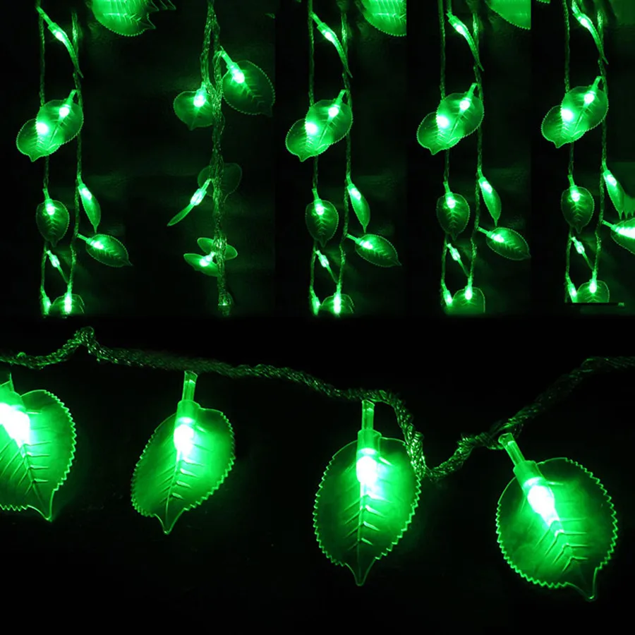 Green leaf Led String Light 11