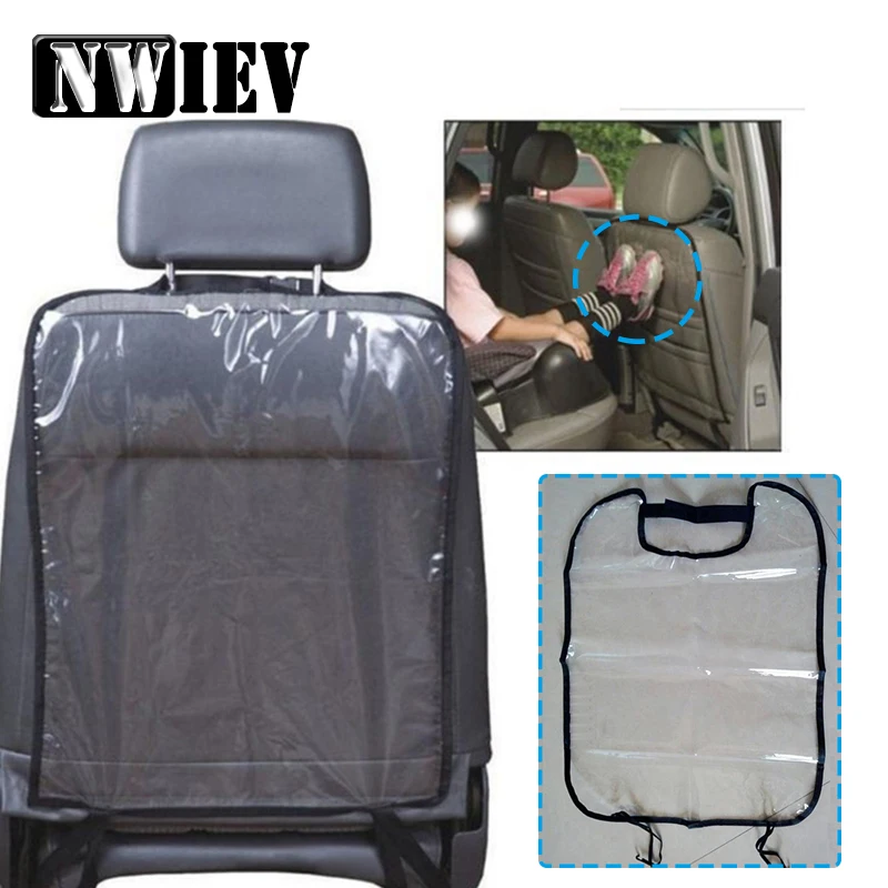 

NWIEV Car Anti Child Kick Pad Backseat Protector Cover Mat Anti Stepped Dirty For BMW E53 E70 VW Tiguan 2017 Mercedes Benz W204