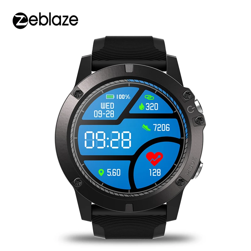 

Zeblaze VIBE 3 PRO Smart Watch men BT4.0 Heart Rate Monitor Stopwatch Remote Camera Fitness Waterproof Sports Wristwatch #Xj30