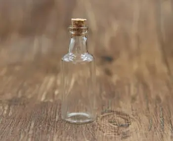 

100pcs/lot 24*70mm 15m lGlass Bottle DIY Handmade Drift Wishing Bottle Vial Mini Glass Bottles With Corks Stopper For Home Decor
