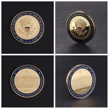 

Commemorative Coin US 45th President DOnald Trump Collection Arts Gifts Souvenir