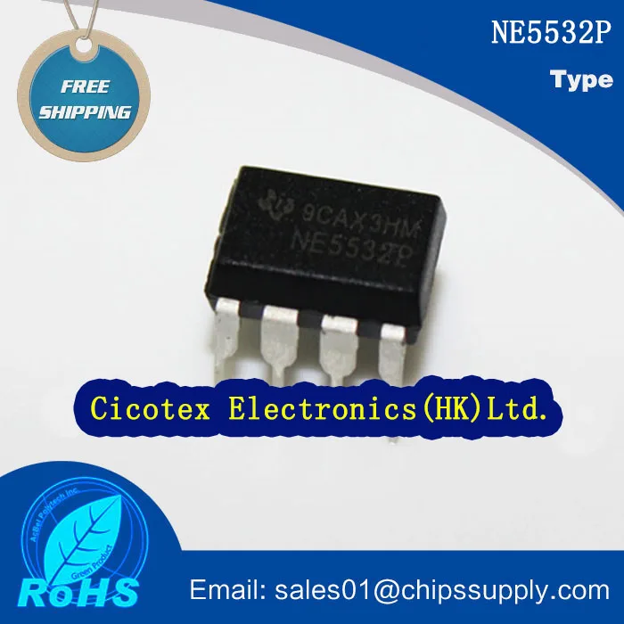 

10pcs/lot NE5532P DIP-8 IC OPAMP GP 10MHZ 8DIP 5532 NE5532N