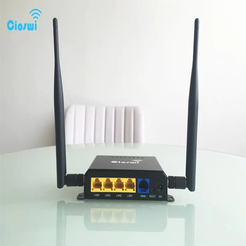 

High Power Wifi Router Strong Through Wall OpenWrt Router Wifi Signal With SIM Card Slot English Version +4 Lan And 2 Antennas
