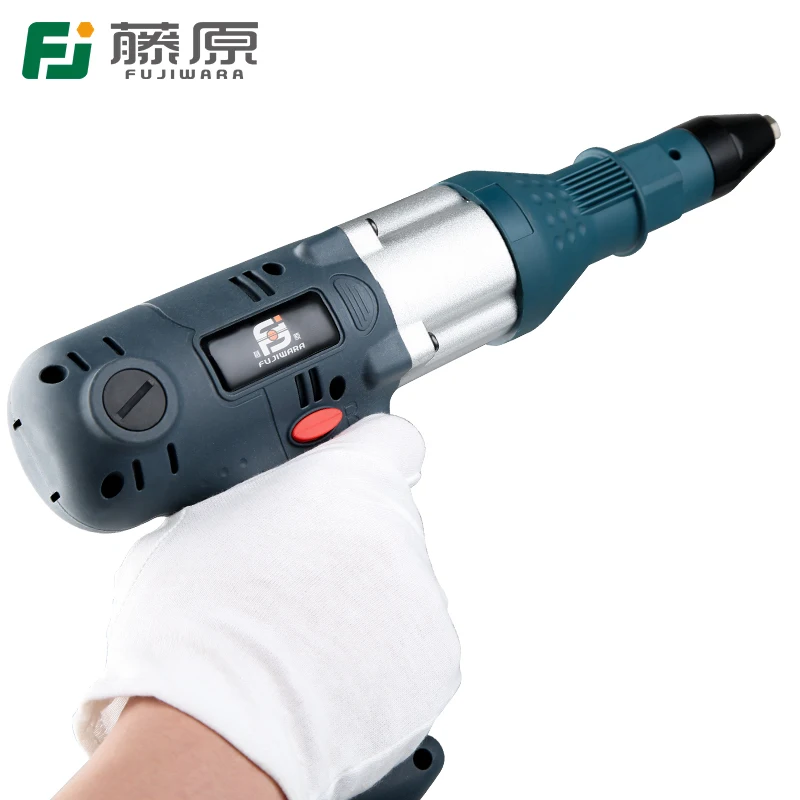 FUJIWARA Blind Rivets Gun Riveting Tool Electric Rivet Guns Electrical Power Tool 350W For 3.2-4.8mm