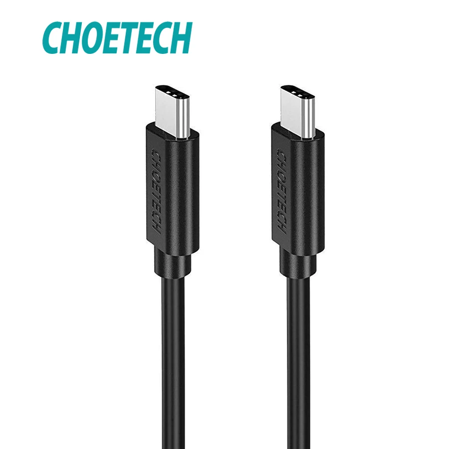 CHOETECH USB نوع C كابل ل xiaomi redmi k20 الموالية سريع شحن USB C الهاتف المحمول شاحن سلك كابل نوع ل USB نوع-C كابل
