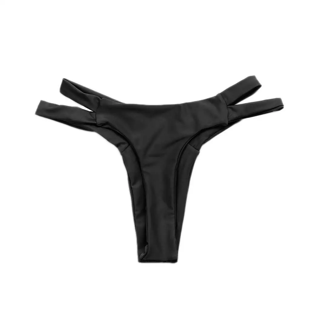 

Women Fashion Beachwear Bikini Bottom Swimming No Solid Beach, Vacation, Briefs Regular All seasons