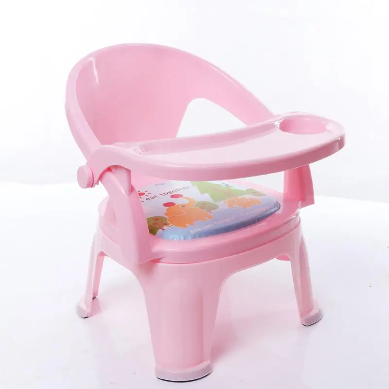 Детский обеденный стул называется стул с тарелкой лоток Детские ест стол дети стул стол назад детские пластиковые - Цвет: style 9