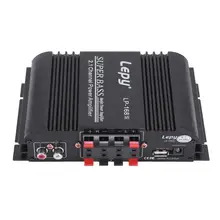 Lepy Lp-168 S 12V Авто аудио усилитель мощности сабвуфер бас выход стерео звук с функцией Aux громкоговоритель дистанционного управления