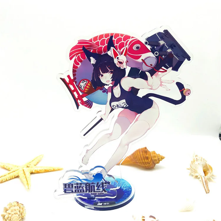 Azur Лейн игровая фигурка игрушка аниме Atago Akagi Kaga Soryu акриловая кукла 15 см Косплей игрушка сексуальная девушка украшение модель для подарка - Цвет: k