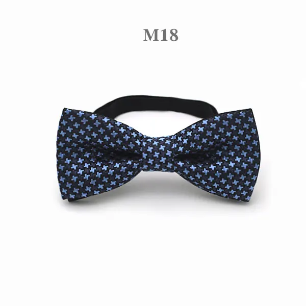 Классический Детский галстук-бабочка для мальчиков и девочек, Детский галстук-бабочка, модный однотонный галстук мятного, красного, черного, белого цветов - Цвет: M18