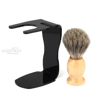 

Men's Gift Hair Shaving Brush+Acrylic Stand Holder Gift Mix Badger OR Set