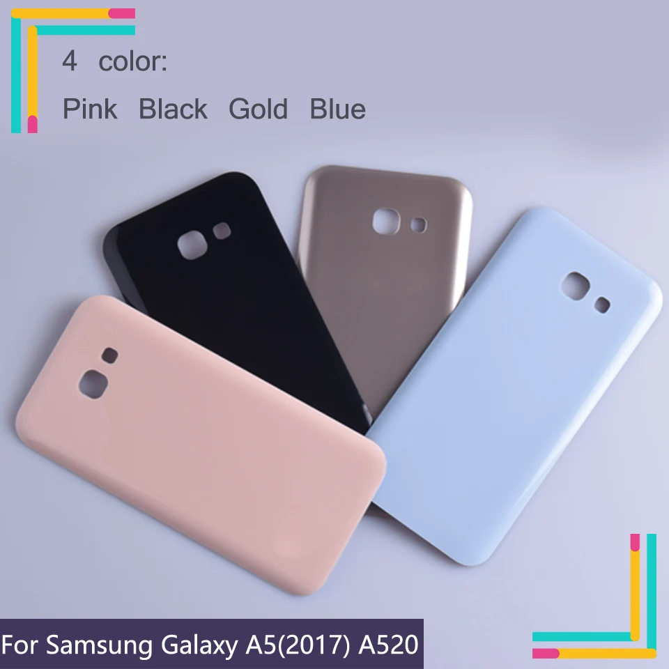 Корпус задней двери для samsung A5 2017 Galaxy A520 A520F задняя крышка батарейного отсека 3D