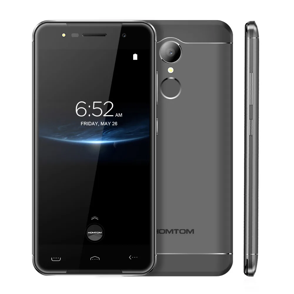 HOMTOM HT37 PRO 4G Smartphone MTK6737 Quad Core 3G RAM 32G ROM 5.0 Inch 1280*720 Android 7.0 3000mAh Fingerprint ID Smartphone