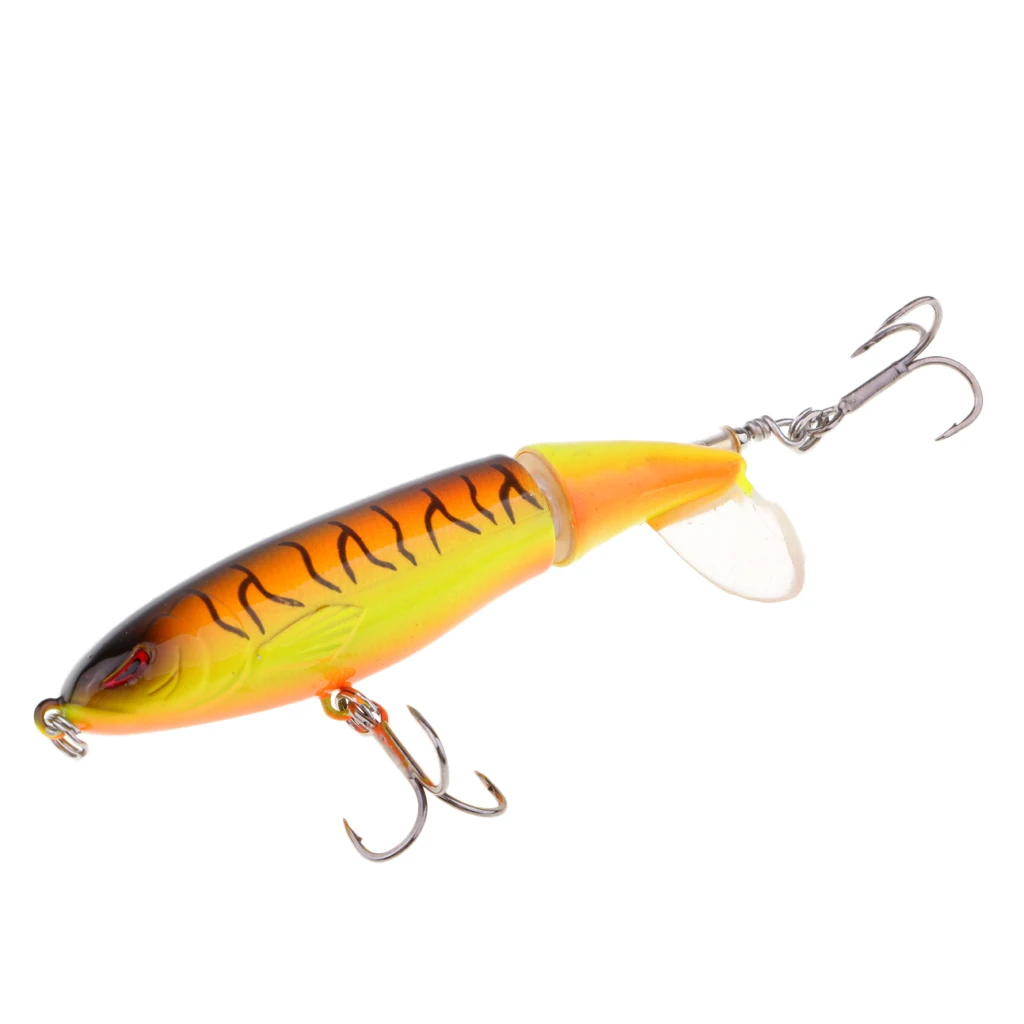 1Pcs 13g 100mm Topwater Fishing Lure Floating Lure Big Hard Bait Hooks Carp Bass Fake Fishing Lure 
