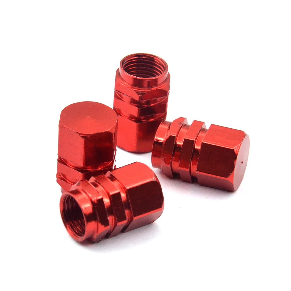 

4pcs/set MINI Theftproof Aluminum Car Wheel Tires Valves Stem Air Caps Airtight